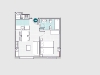 Plans of apartment 104