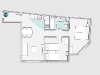Plans of apartment 105