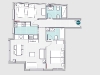 Plans of apartment 201