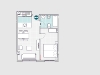 Plans of apartment 203