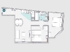 Plans of apartment 205