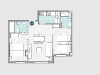 Plans of apartment 502