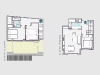 Plans of apartment 603